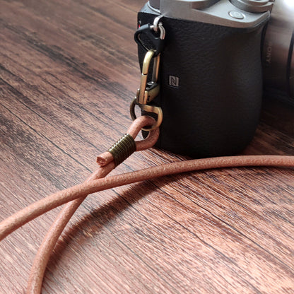 Cowhide Rope Camera Strap –  Ultra-thin Camera Leatehr Strap for Sony, Fujifilm & Compact Cameras