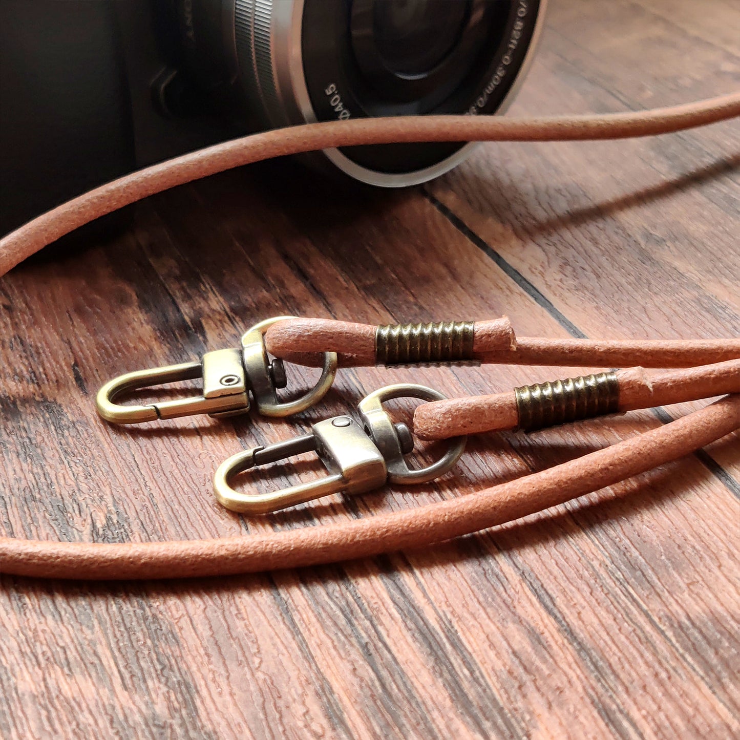 Cowhide Rope Camera Strap –  Ultra-thin Camera Leatehr Strap for Sony, Fujifilm & Compact Cameras