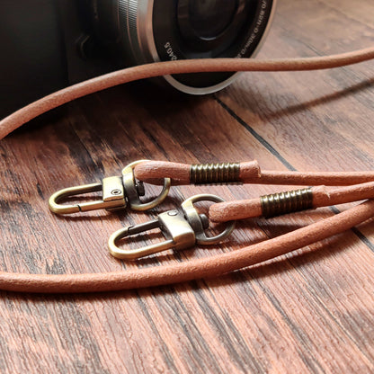 Cowhide Rope Camera Strap –  Ultra-thin Camera Leatehr Strap for Sony, Fujifilm & Compact Cameras