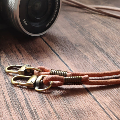 Cowhide Rope Camera Strap –  Ultra-thin Camera Leatehr Strap for Sony, Fujifilm & Compact Cameras