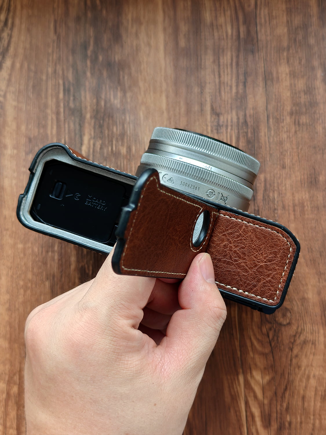 Leather Half Case Compatible with Nikon Zf