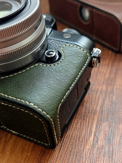 Leather Half Case Compatible with Nikon Zf
