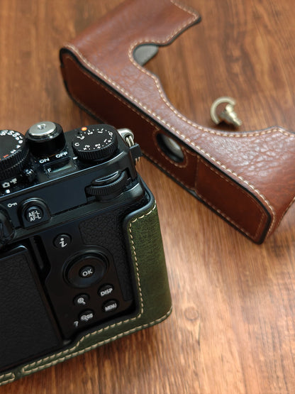 Leather Half Case Compatible with Nikon Zf