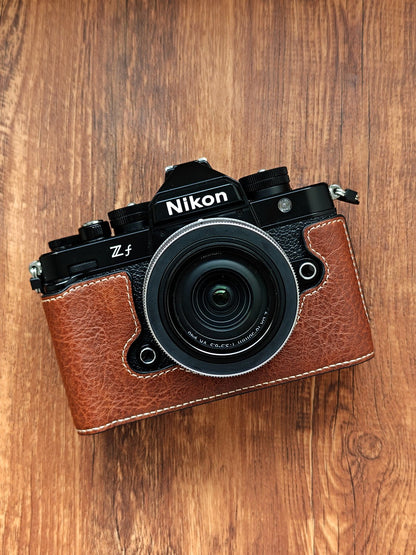 Leather Half Case Compatible with Nikon Zf
