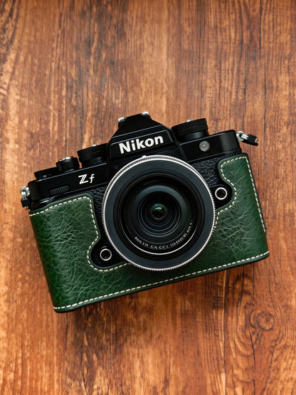 Leather Half Case Compatible with Nikon Zf