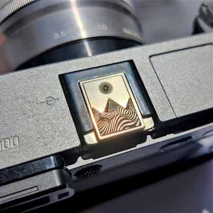 desert pyramid design camera accessory top angle