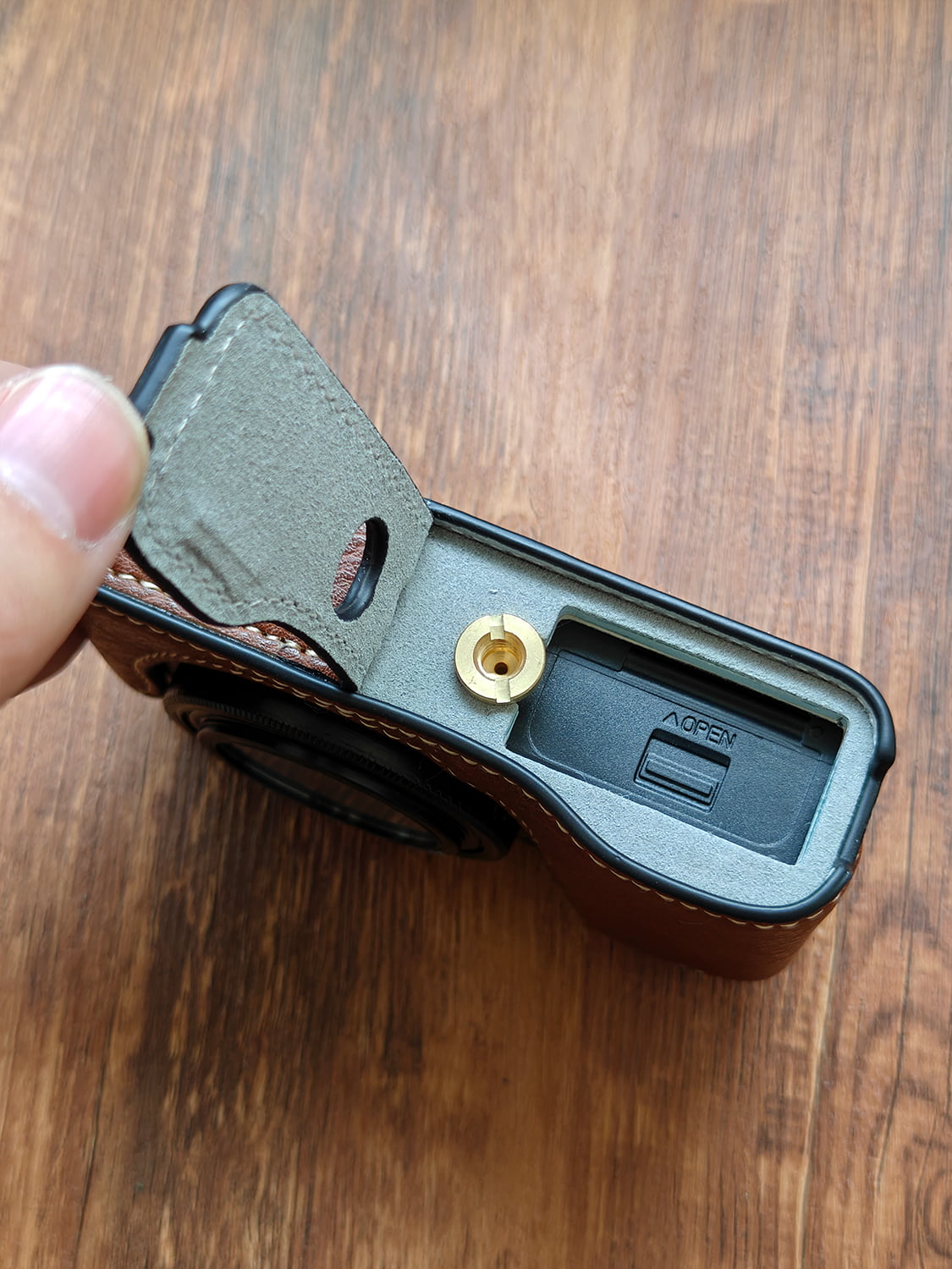Ricoh GR III Waterproof Leather Half Case - Vintage Camera Protection