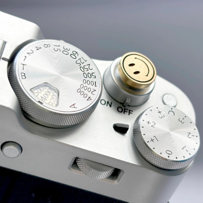 smile face shutter release button