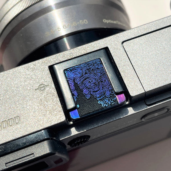 Fuji camera hot shoe cover titanium material