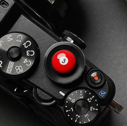 custom brass camera button for Nikon ZF